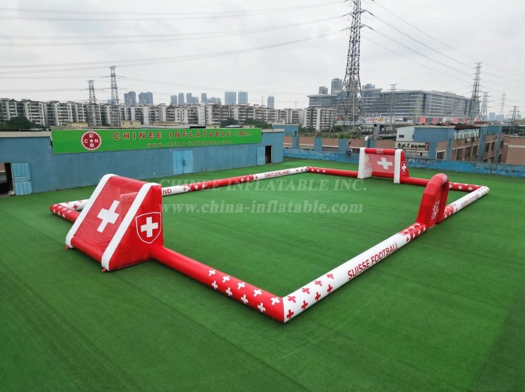 T11-926BCH Switzerland Theme Large Inflatable Soccer Field