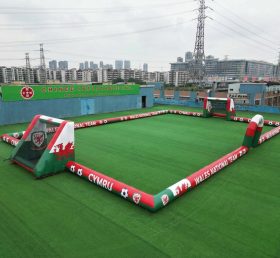 T11-926BGBW Wales Theme Large Inflatable Soccer Field