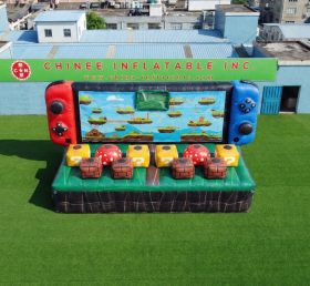 T11-7305 Super Mario Style Inflatable Interactive Human Whack-a-Mole Challenge