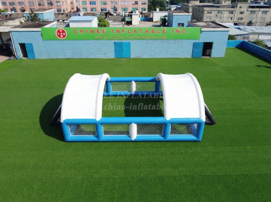 T11-7321 Inflatable Soccer Arena with Protective Arched Canopies