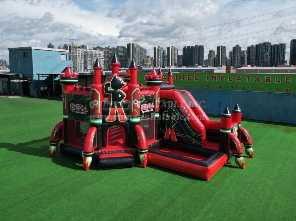 T2-8771 Astro Boy Theme Bouncy Castle with Slide & Pool