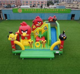 T2-8859 Angry Birds Theme Bouncy Castle With Slide