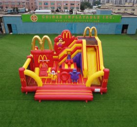 T2-8886 McDonald Theme Bouncy Castle With Slide