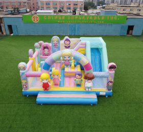 T2-8901 Pop Mart Theme Bouncy Castle With Slide
