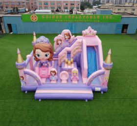 T2-8903 Princess Parties Theme Bouncy Castle With Slide