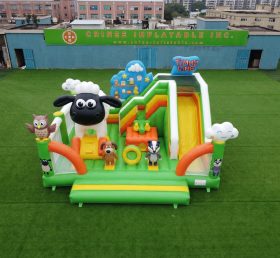 T2-8928 Timmy Time Theme Bouncy Castle With Slide