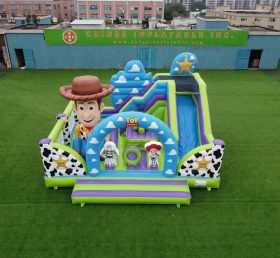 T2-8932 Toy Story Theme Bouncy Castle With Slide
