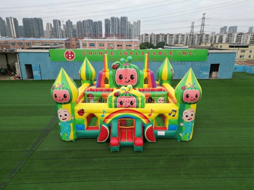 T5-3159 Cocomelon Theme Inflatable Castle