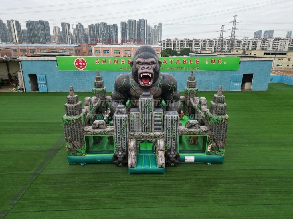 T5-3172 King Kong Theme Inflatable Castle