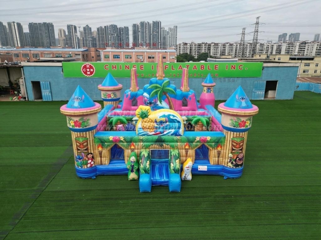 T5-3173 Lilo & Stitch Theme Inflatable Castle