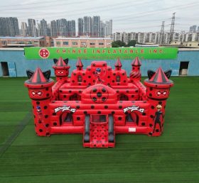 T5-3181 Miraculous Ladybug Theme Inflatable Castle