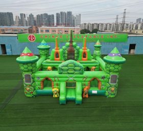 T5-3187 Ninja Turtles Theme Inflatable Castle