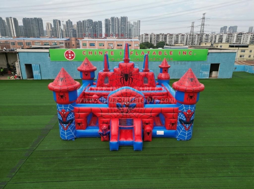 T5-3208 Spider-Man Theme Inflatable Castle