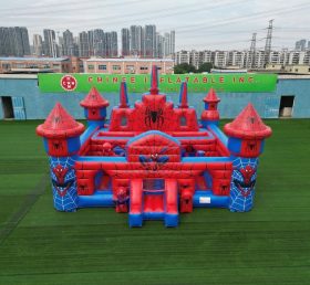 T5-3208 Spider-Man Theme Inflatable Castle