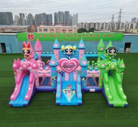 T5-3220 The Powerpuff Girls Theme Inflatable Castle
