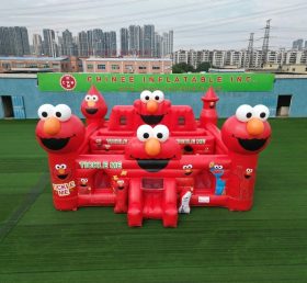 T5-3224 Tickle Me Elmo Theme Inflatable Castle