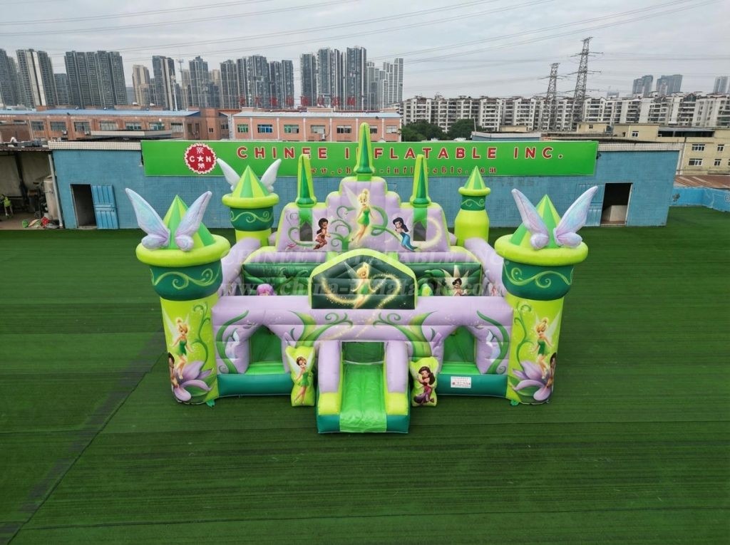 T5-3226 Tinker Bell Theme Inflatable Castle