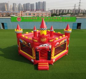 T5-3245 Cars Theme Inflatable Castle
