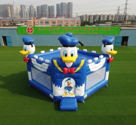 T5-3248 Donald Duck Theme Inflatable Castle