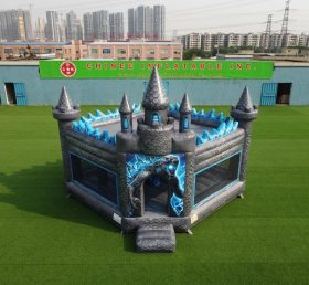 T5-3253 Godzilla Theme Inflatable Castle