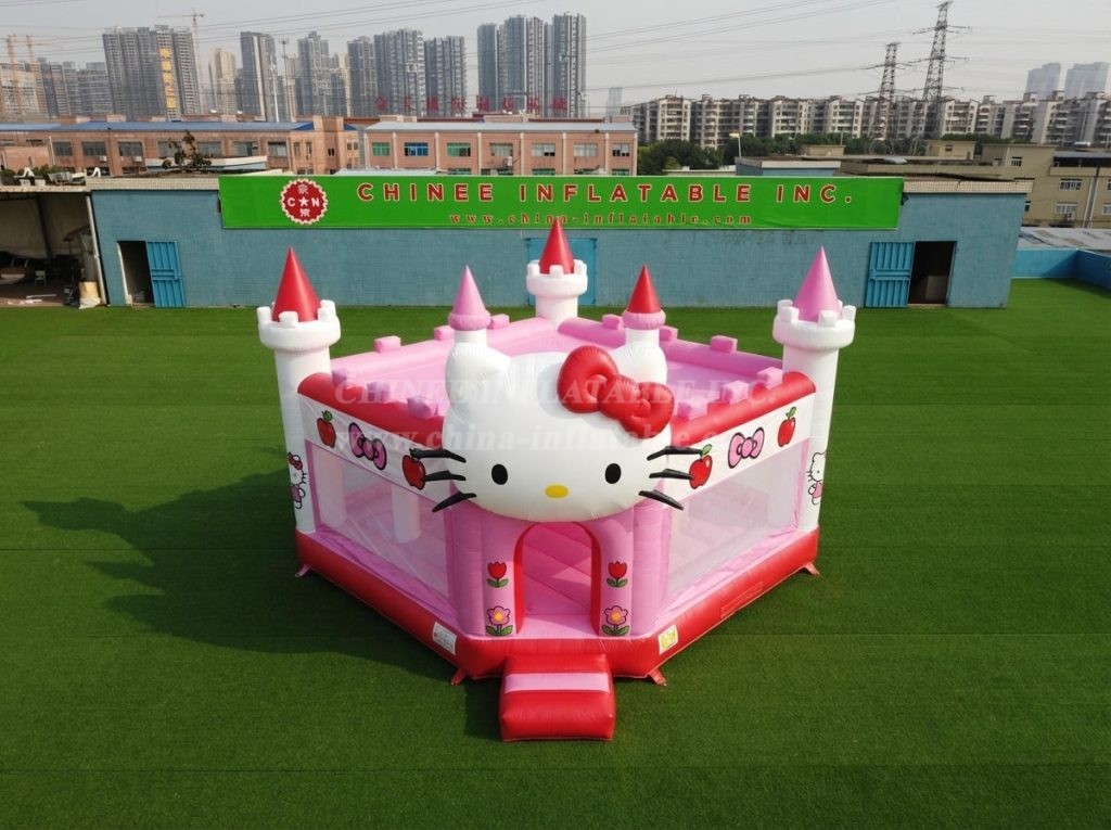 T5-3255 Hello Kitty Theme Inflatable Castle