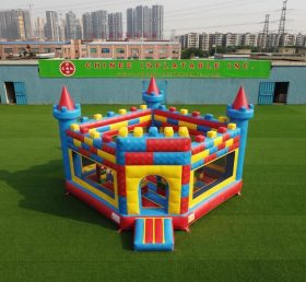 T5-3259 Lego Theme Inflatable Castle