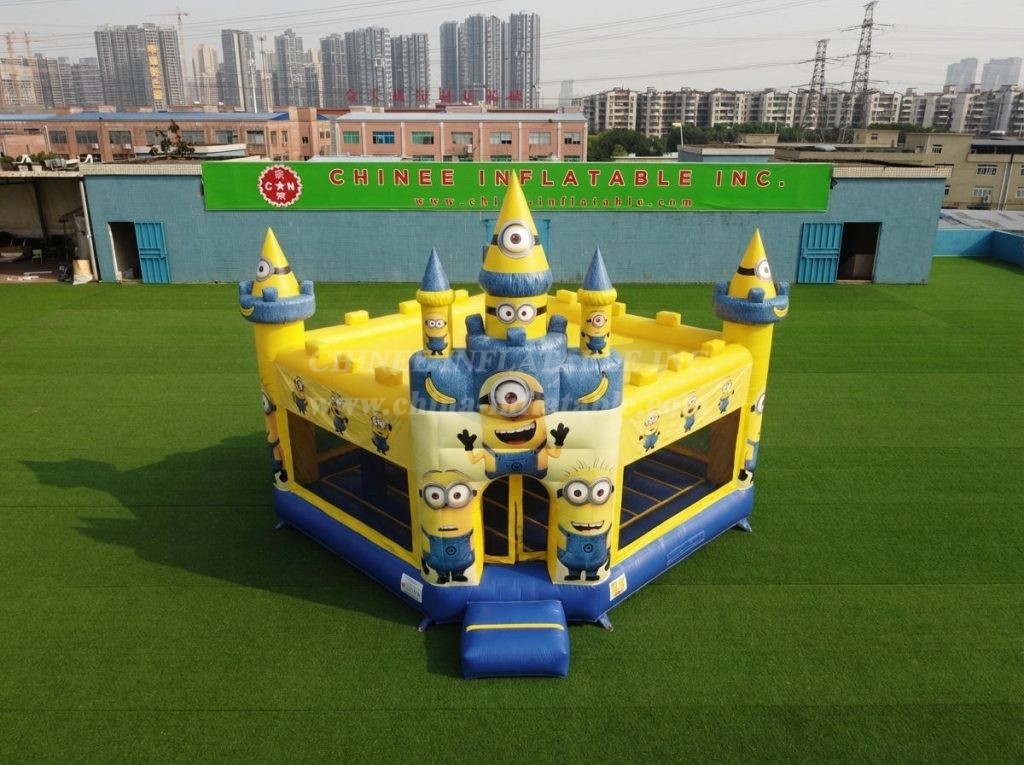 T5-3267 Minions Theme Inflatable Castle