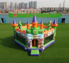 T5-3310 Zootopia Theme Inflatable Castle