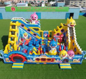 T6-6879 Baby Shark Theme Inflatable Amusement