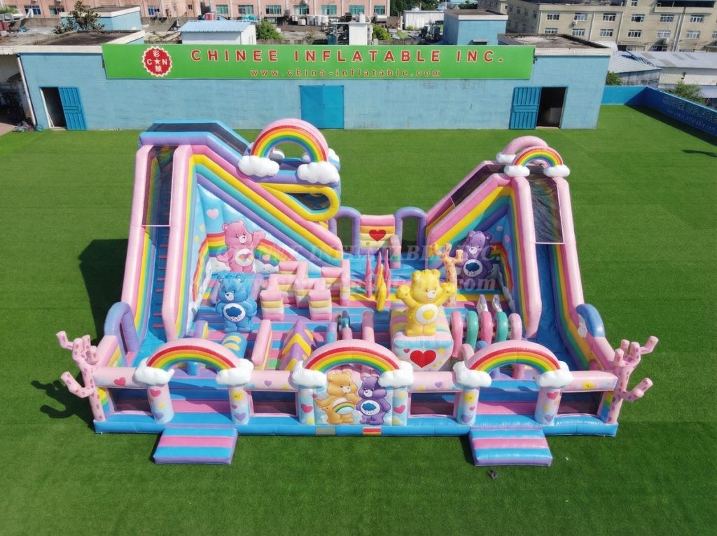 T6-6892 Care Bears Theme Inflatable Amusement