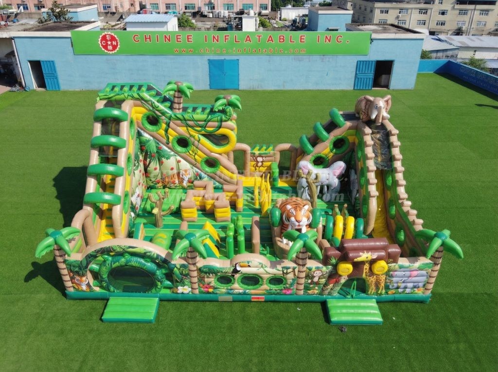 T6-6914 Jungle Theme Inflatable Amusement