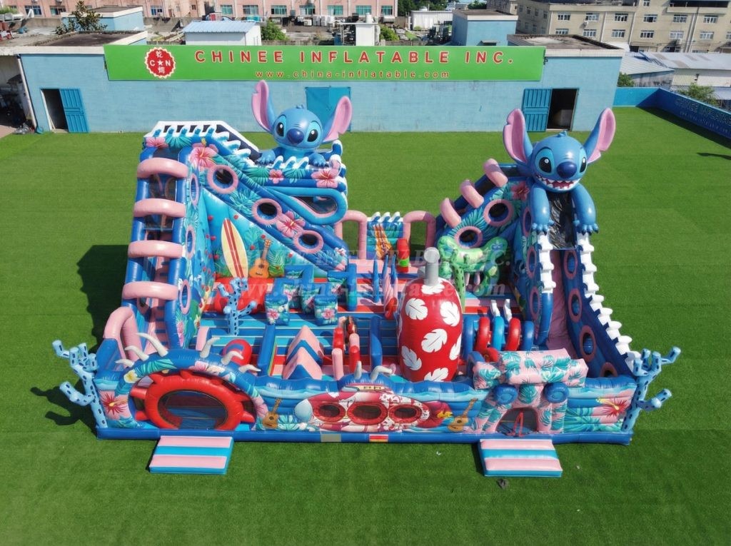 T6-6916 Lilo & Stitch Theme Inflatable Amusement