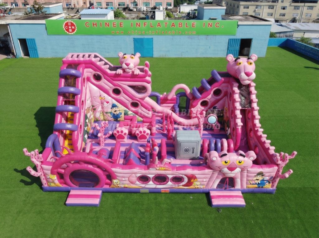 T6-6931 Pink Panther Theme Inflatable Amusement
