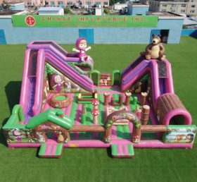 T6-6992 Masha And The Bear Theme Inflatable Amusement