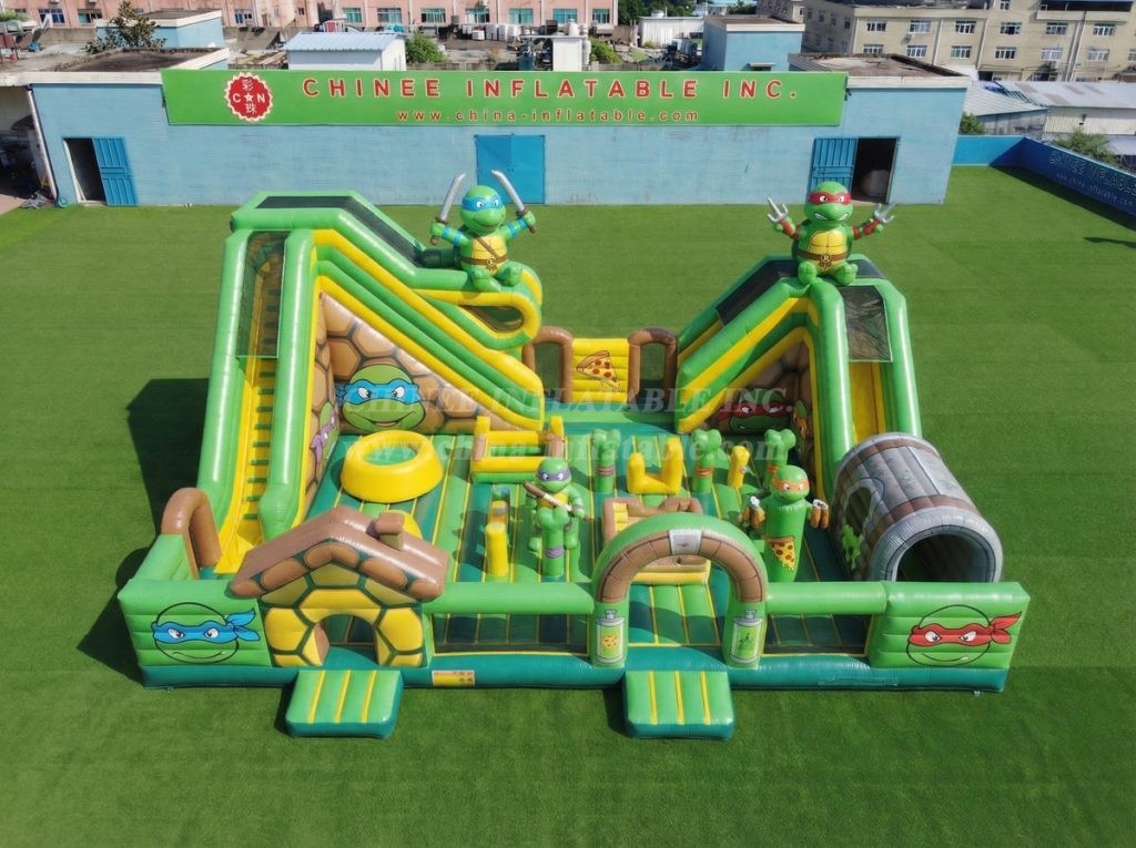 T6-7002 Ninja Turtles Theme Inflatable Amusement