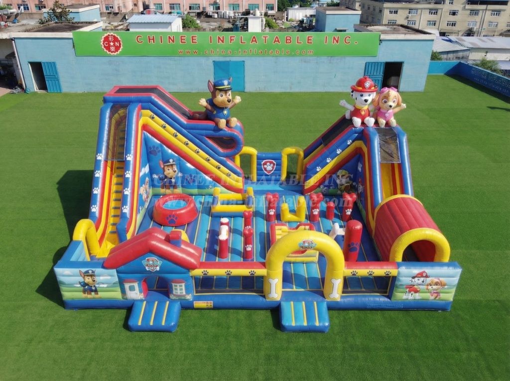 T6-7004 Paw Patrol Theme Inflatable Amusement
