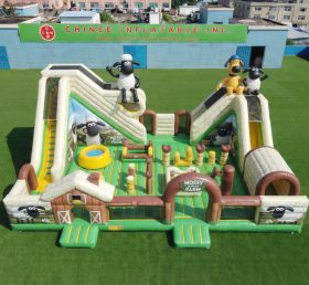 T6-7015 Shaun The Sheep Theme Inflatable Amusement