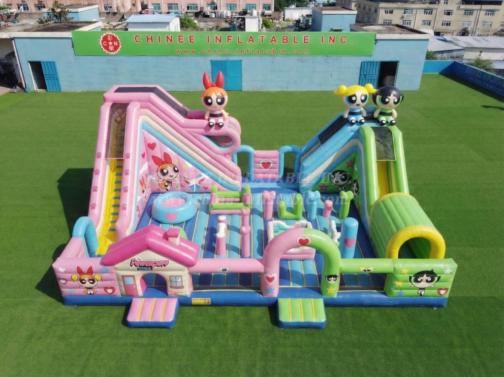 T6-7030 The Powerpuff Girls Theme Inflatable Amusement