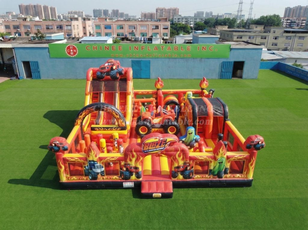 T6-7051 Blaze Monster Theme Inflatable Amusement