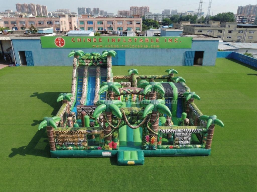 T6-7081 Jungle Theme Inflatable Amusement