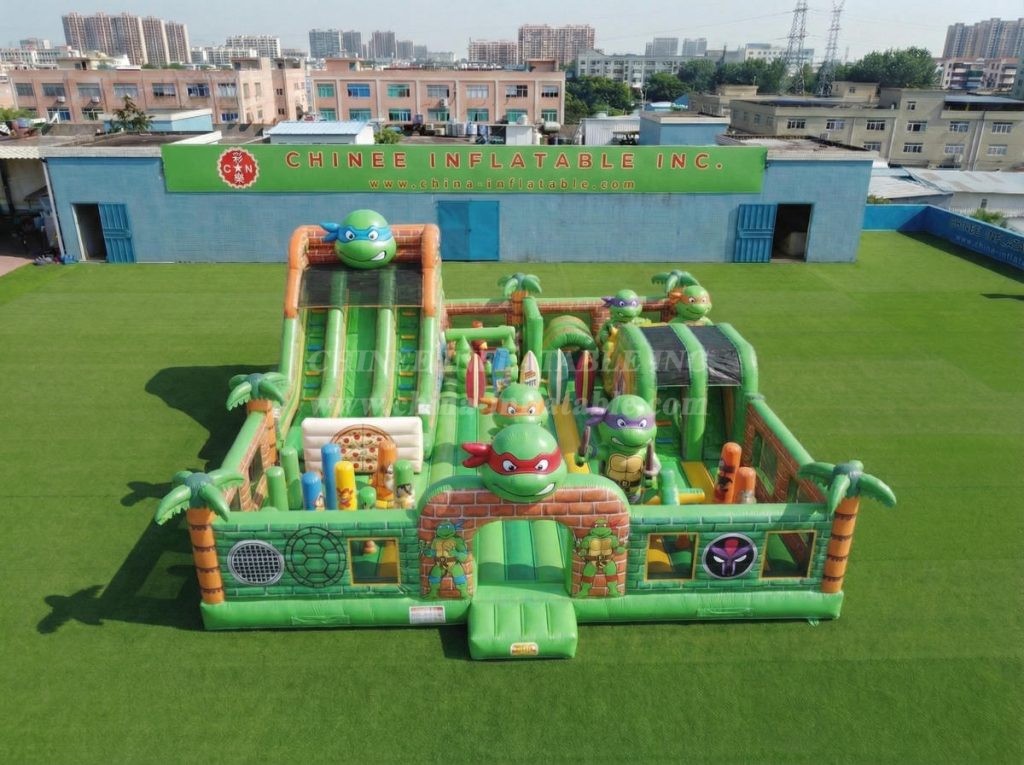 T6-7098 Ninja Turtles Theme Inflatable Amusement
