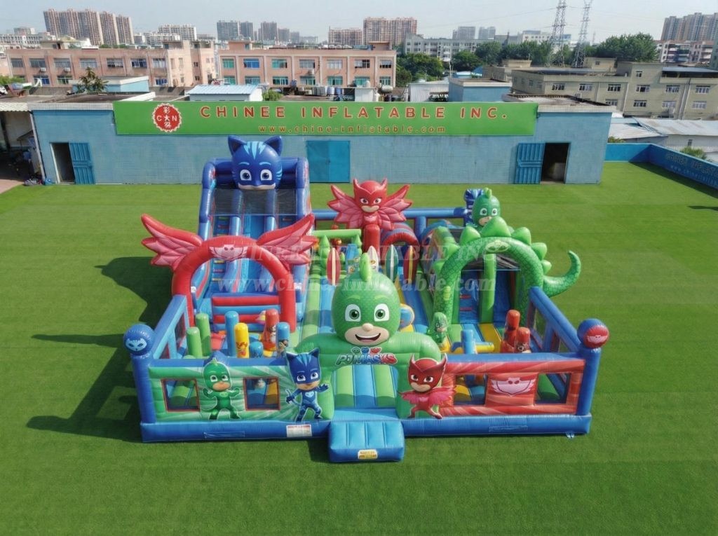 T6-7107 PJ Masks Theme Inflatable Amusement