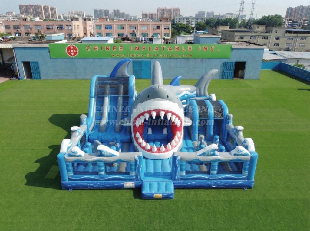T6-7116 Shark Theme Inflatable Amusement