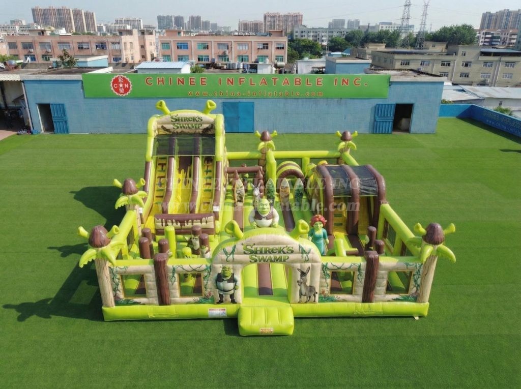 T6-7119 Shrek Theme Inflatable Amusement