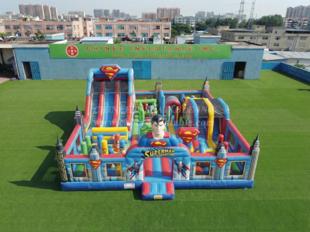 T6-7127 Superman Theme Inflatable Amusement
