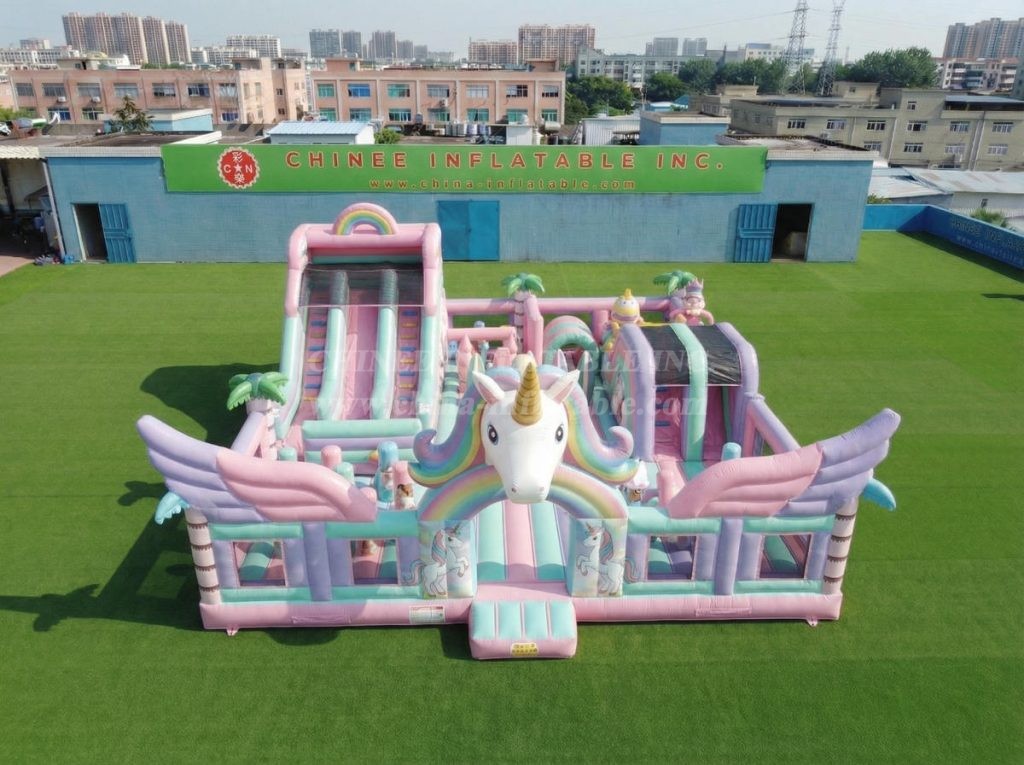 T6-7146 Unicorn Theme Inflatable Amusement