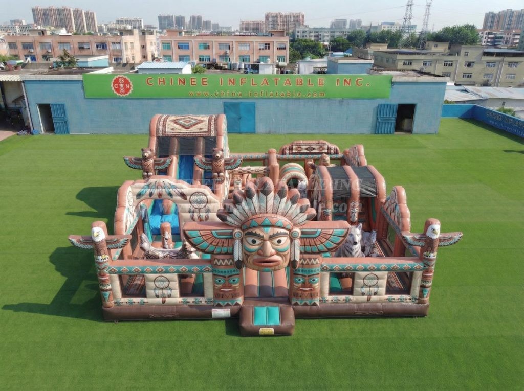 T6-7152 American Indian Theme Inflatable Amusement
