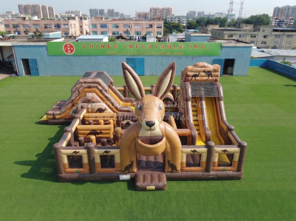 T6-7183 Kangaroo Theme Inflatable Amusement