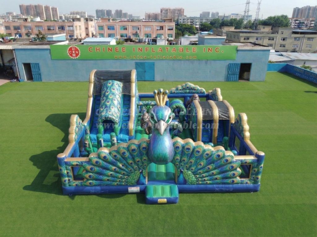T6-7203 Peacock Theme Inflatable Amusement