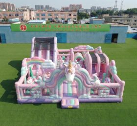 T6-7235 Unicorn Theme Inflatable Amusement
